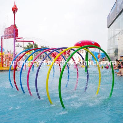 China Anpassung Wasserpark Spielplatz Glasfaser Wasserspritzpark zu verkaufen