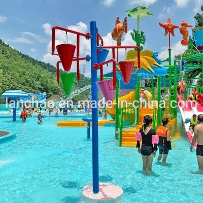 China Interesting Water Park Tipping Bucket Playground With Small Water Games for sale