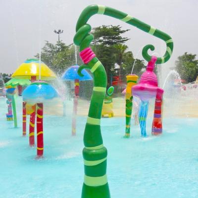 China Flower Spray Aqua Park Fiberglass Water Amusement Equipment for sale