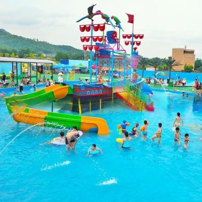 China Fiberglass Water Park Pirate Ship Play Equipment Pirate For Water Park for sale