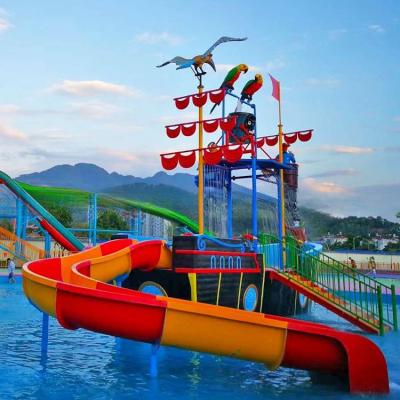 China 3-18 Years Old Water Park Pirate Ship Playground Water Park Facility OEM for sale