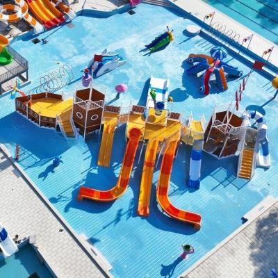 China Commercial Outdoor Water Park Pirate Ship Themed Water Play Equipment for sale