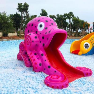 China OEM Little Octopus Water Slide For Kids Water Park Playground for sale