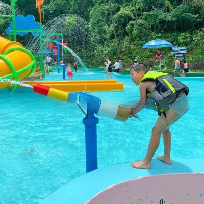 China Colourful Design Funny Water Park Water Gun Easy Installation for sale