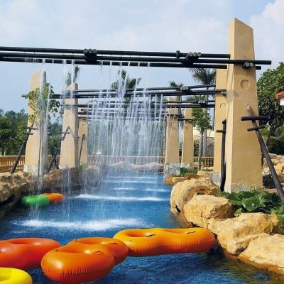 China Artificial Water Park Lazy River Wave Machine Colourful Design for sale