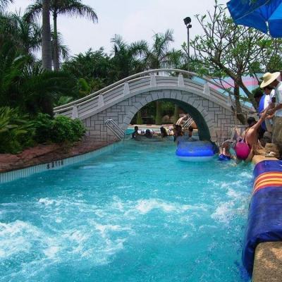 China Artificial Tidal Splash Country Lazy River At Water Park  Customization for sale