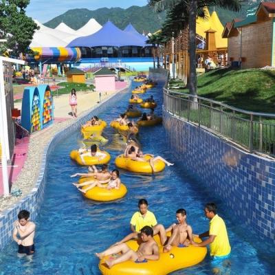 China Outdoor Playground Water Park Lazy River Equipment Length 100-400m for sale