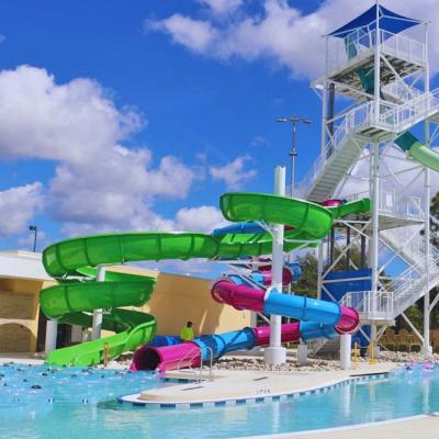 China Aquatic Park Swimming Pool Combination Spiral Tube Slide for Adult for sale