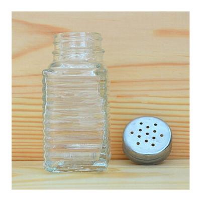 China Viable wholesale cheap empty bulk spice glass bottle for salt pepper for sale