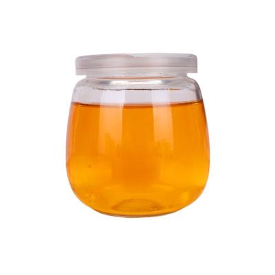 China New Product 200ml Empty Recyclable Clear Pudding Glass Reusable Transparent Eco - Friendly Bottle Eco - Friendly for sale