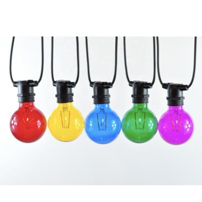 China Multicolor G80 China Led Bulb Smart Landscape Lighting Low Voltage Outdoor LED Party Light 10L for sale