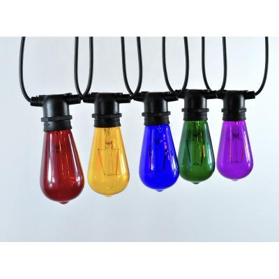 China ST57 Multicolor Hot Selling IP44 Outdoor And Indoor Usage Low Voltage LED Party Light 10L for sale