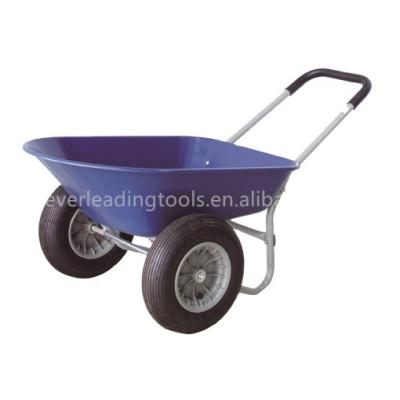 China 75 L Outdoor Wheelbarrow Manufacturer Pneumatic Wheel for sale