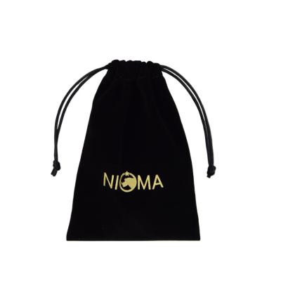 China New Disposable Jewelry Velvet Drawstring Csrrying Fashion Suede Velvet Pouch Pouch Bag for sale