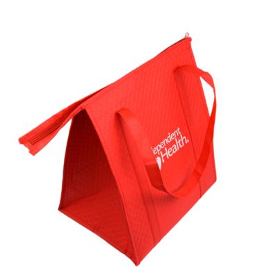 China Waterproof Reusable Disposable Picnic Lunch Food Hot Chill To Thermal Packaging Delivery Bags for sale