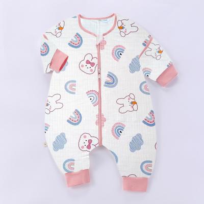 China Breathable Baby anti-startle sleeping bag newborn Anti-shock swaddle bag Summer Jersey wrap baby anti-kick artifact for sale