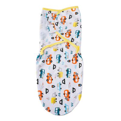 China Breathable Baby anti-shock sleeping bag newborn Anti-startle swaddle bag with mesh Summer Jersey wrap baby anti-kick artifact for sale