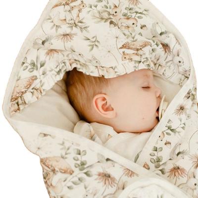 China Breathable China Wholesale Newborn Receiving Swaddle Blanket 70% Bamboo 30% Cotton Organic Cotton Baby Muslin Swaddle Blankets Wraps for sale