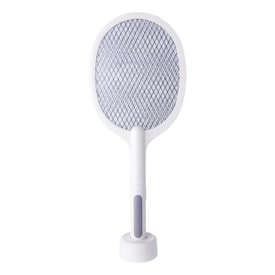 China Viable 3 in 1 Mosquito Swatter Usb Rechargeable Racket Led Rechargeable Electric Mosquito Swatter for sale