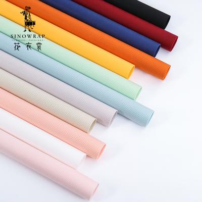 China New Arrival Moisture Proof Plastic Bouquet Waterproof Flower Wrapping Paper For Florish And Store Opening for sale