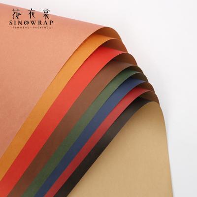 China 70G 40PCS Waterproof Neutral Color Gift Florist Bouquet Craft Wrapping Paper for sale