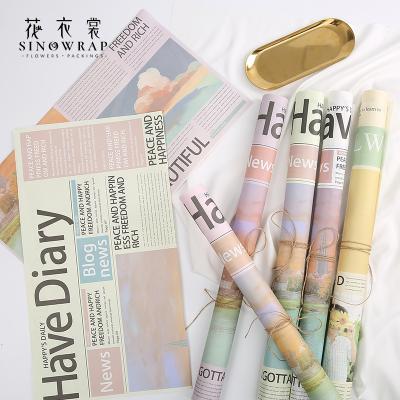 China Hot Sale 100% News Waterproof Paper Flower Waterproof Kraft Paper for sale