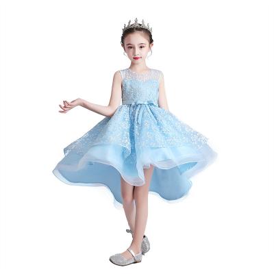 China 1243 Anti-wrinkle Children's Clothing Sleeveless Lace Girls Dress Princess Dress Girl 2022 for sale