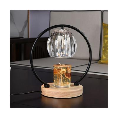 China Home.hotel.lighting 2023 Best-selling Wooden Electric Candle Base Decorative Wholesale Warmer Lamp for sale