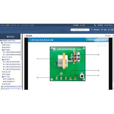 China New Energy Intelligent Vehicle Classroom Technology Electronic Teaching Software for sale