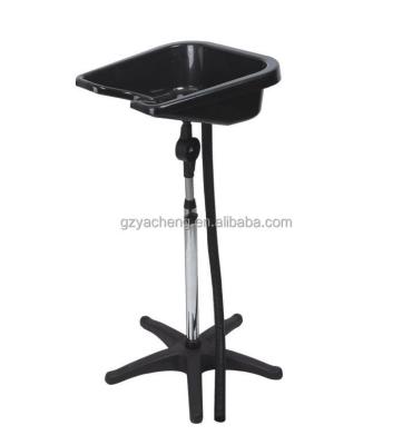 China YC-220 New Medium Model PP Black Color Wash Hair Shampoo Basin Bowl for sale