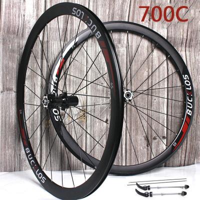 China Road Bikes OEM/ODM 700c Wheelset Carbon Hub Road Bike Wheelset 130*10mm 100*9mm Rim With Quick Release Bike Parts for sale