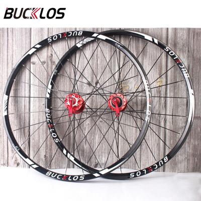 China Mountain Bikes OEM/ODM 26 27.5 29 Inch MTB Bicycle Wheelset 26 27.5 29 Carbon Hub QR Mountain Bike Aluminum Alloy TKS Rims Wheels for sale