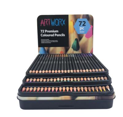 China Amazon Hot Sale Non-Toxic 72pcs Colored Pencil Set For Drawing for sale