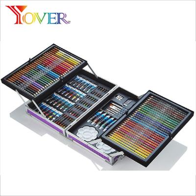 China Non-Toxic Drawing and Painting Art Set of 125pcs Alu Box for sale