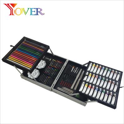 China Non-Toxic Stationery 105pcs Watercolor Pencils Paints Professional Art Sets And Painting Set for sale