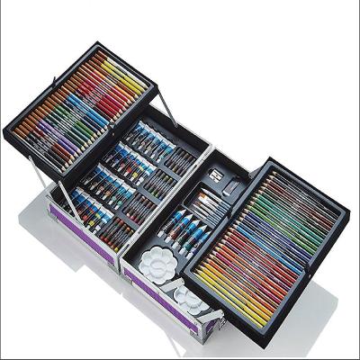 China 125pcs Non-Toxic Colored Pencils and Professional Drawing Sets or Paints Drawing Kits in Alu Box for sale