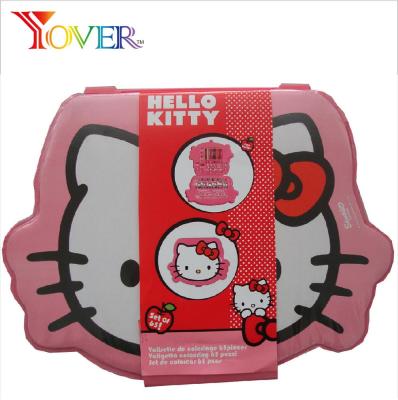 China Non-Toxic 65pcs Cat Head Shape Box PVC Art Set For Kid for sale