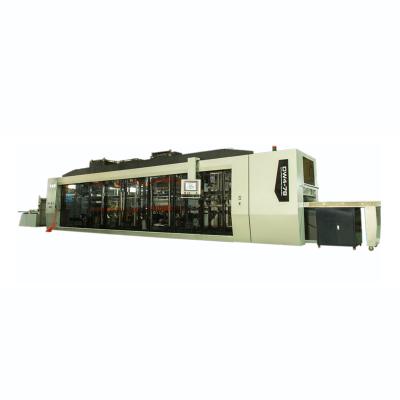 China One Set of Equipment Can Complete Complete Process Machinery Forming Thermoform Desktop Food Tray Forming Machine for sale