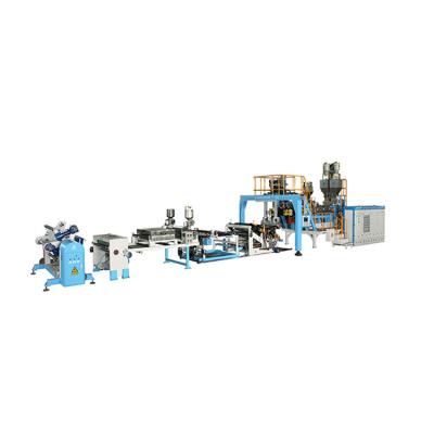 China A set of equipment can complete a various widely used PVC film plastic extrusion line of manufacturing complete factory selling process for sale