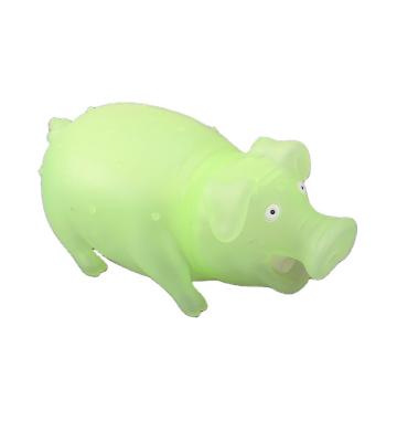 China Lovely Pig Children's Toy Gift Filling Luminous Electronic Decompression Toy Pig Kneading Vocal Vent Chridren Toys Free Sample for sale