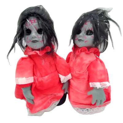 China Hot Sale Electric Christmas Stuffed Plush Funny Toys Trickster Music Singing Music Trickster Ghost Halloween Gift Walking Flashing Doll for sale