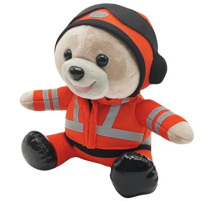 China Kids Gift New Fasion Style Plush Toys Space Astronauts Dressed Bear Space Bear Stuffed Doll Zodiac Kids Gift for sale