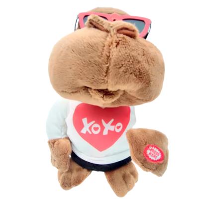 China Playing Music Factory Monkey Wholesale OEM Logo Design Custom Soft Plush Cute Animals Baby Stuffed Toys Monkey for sale