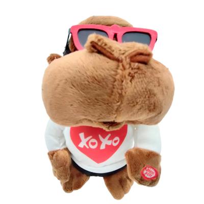 China Play Music Drumming Toy Custom Electric Shake Stuffed Plush Monkey Dolls Plush Animals Toys for sale