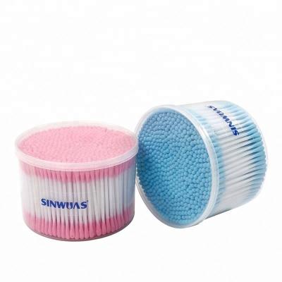 China 500 PCS Clean Environmental Friendly Soft Touch No Pollution Colored Cotton Pad for sale