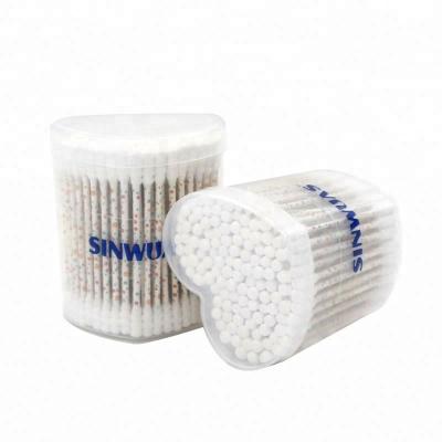 China Hot Sale S100PCD 100 Pcs Hardness Soft Sterile Cotton Cleaning Tips for sale