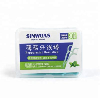 China Factory Sale Multifunctional Personal Care Mint Flexible Disposable Dental Floss for sale