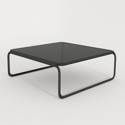 China Modern Minimalism Tempered Glass Top Coffee Table Tea Table for sale