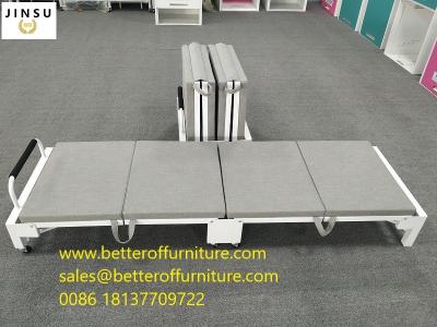 China Leisure Bed Noon Break Bed Fold Structure Steel Fame And Foam And Fabric L1950XW590XH235mm for sale