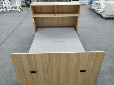 China Home Office Use Wooden Cabinet  With Folding Bed For Staff Napping E1 Board for sale